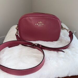 New!  Coach Jamie Pebble Leather Shoulder Bag IM/Rouge